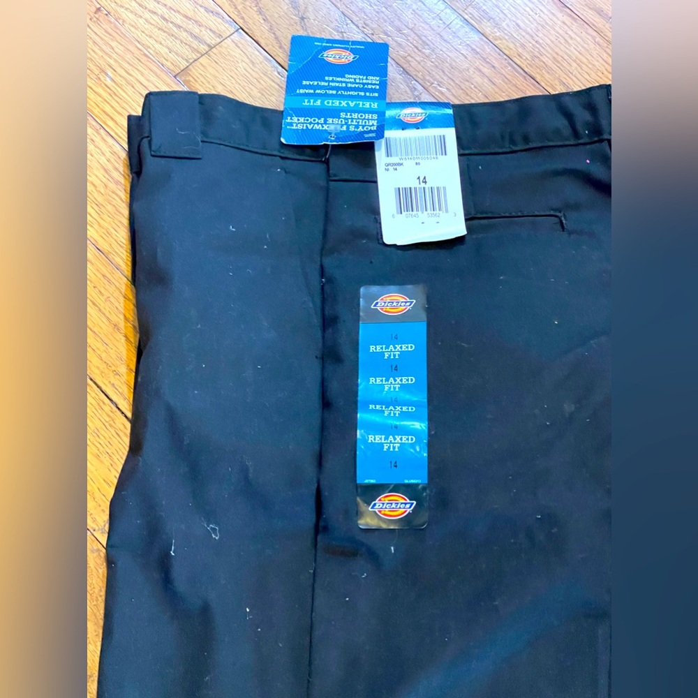 Boys Black Dickie Shorts